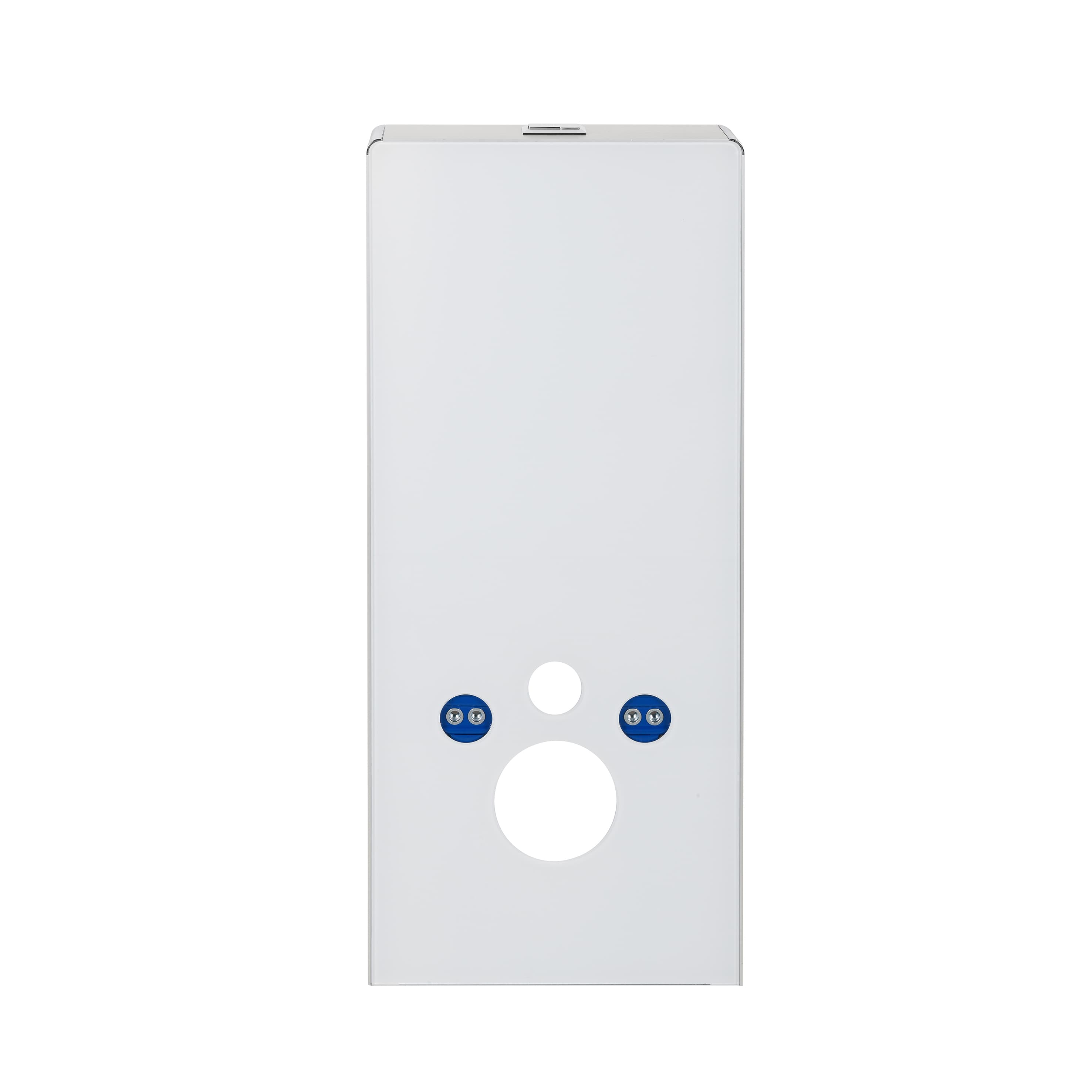 Glass toilet tank durability features