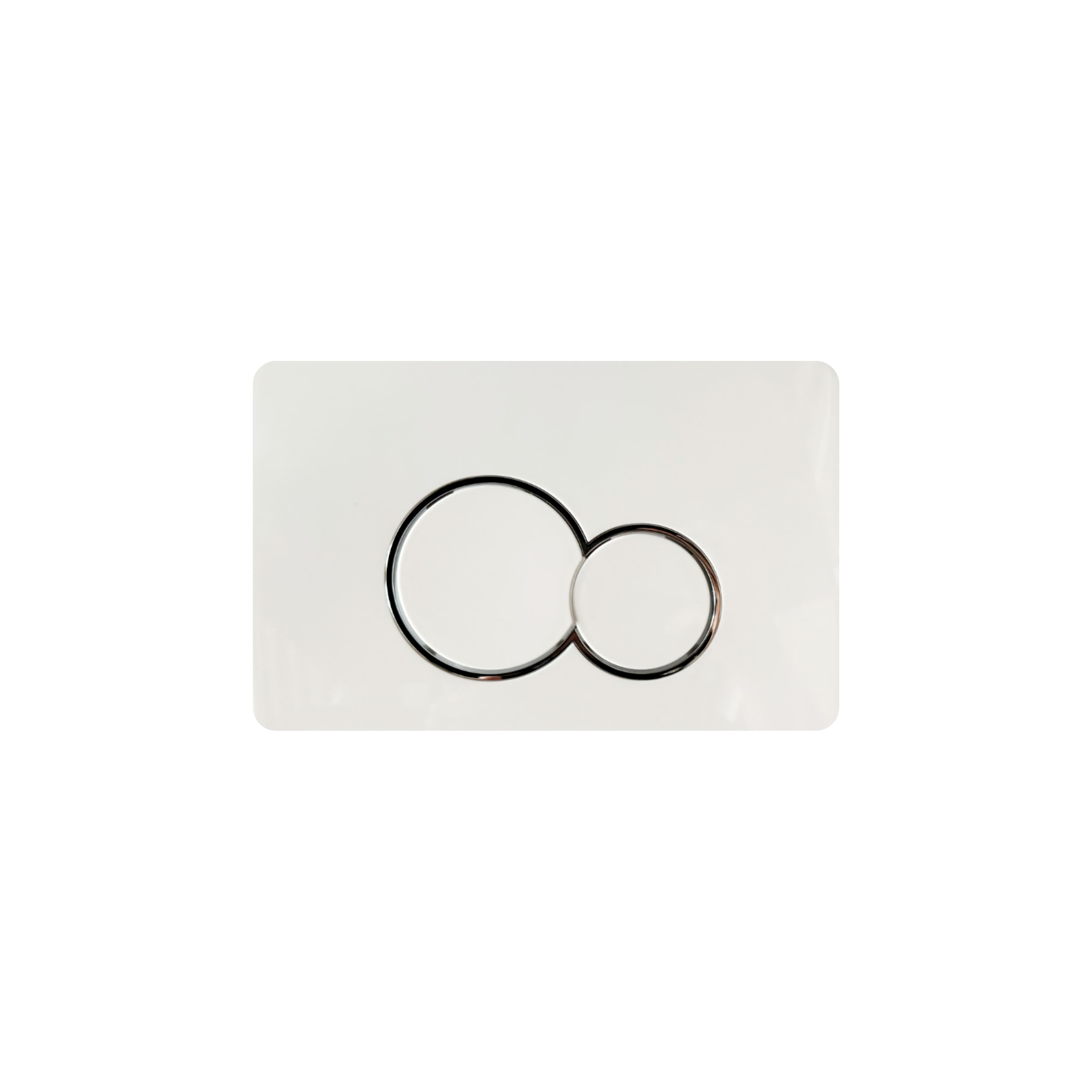Eco-friendly ABS plastic flush panel for water tanks, mechanical mechanism. Eco-friendly ABS plastic flush panel for water tanks, mechanical mechanism.