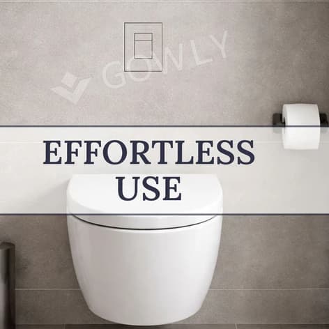 invisible toilet flush plate for GROHE cistern