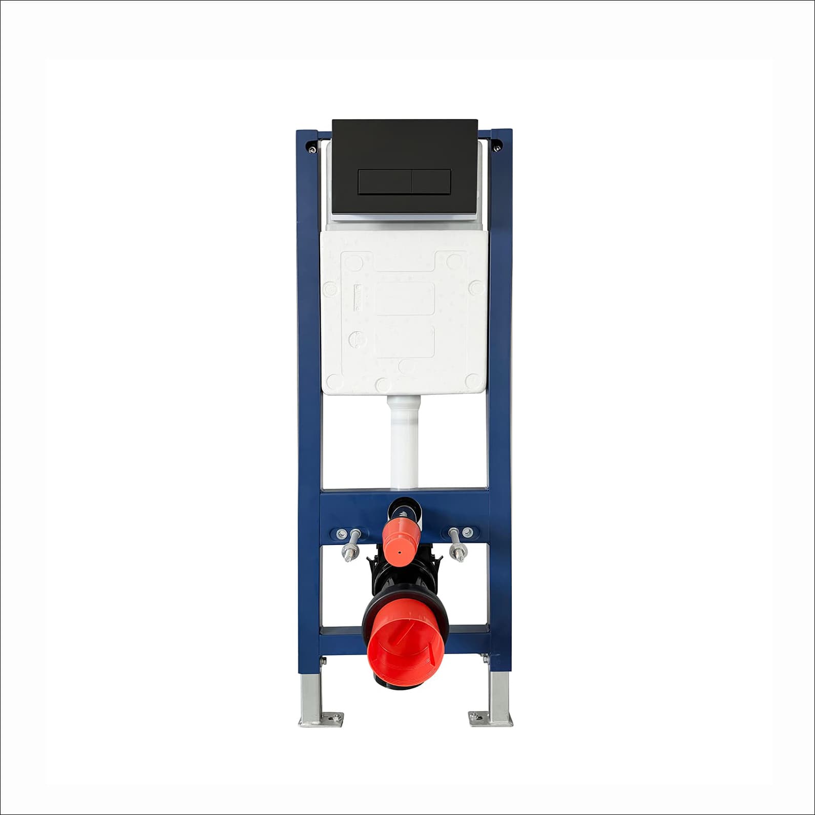 Ultra-narrow concealed water tank for small space